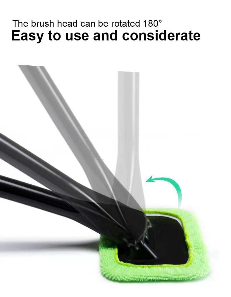 Car Interior Window Cleaning Brush with Long Handle