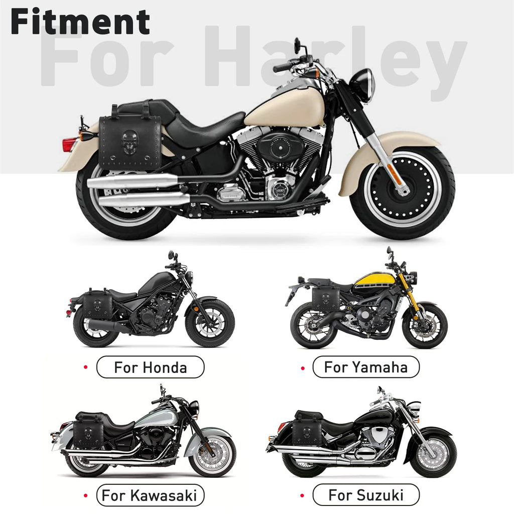 20L Saddle Side Bag for Honda Shadow Aero 750 - image 4