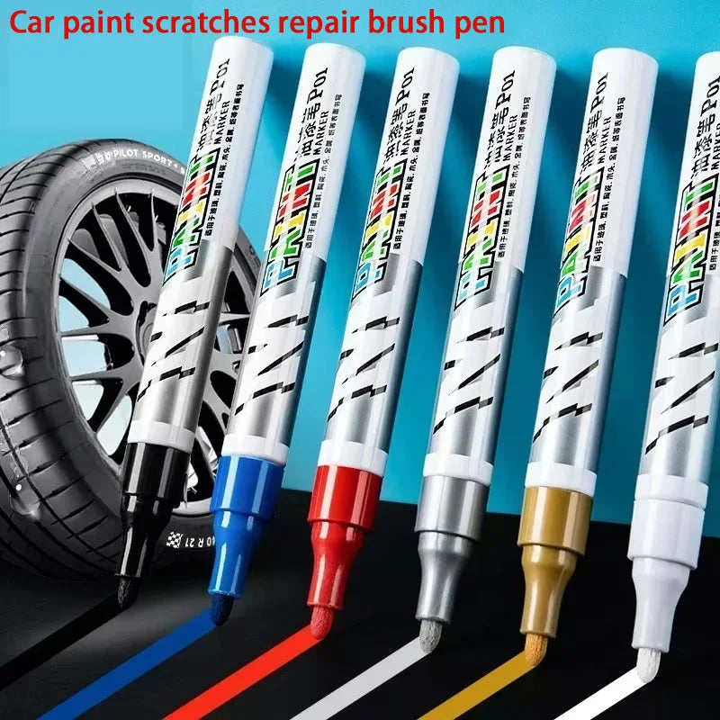 Car Touch-Up Paint Pen with Tire Tread Marker