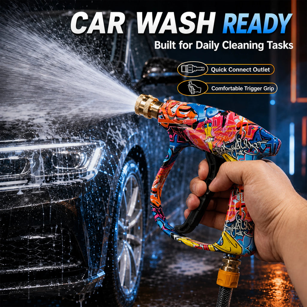 Pressure Washer Water Gun for Car Cleaning Hose Connector For Karcher Nilfisk Parkside Bosch Quick Connector Nozzles