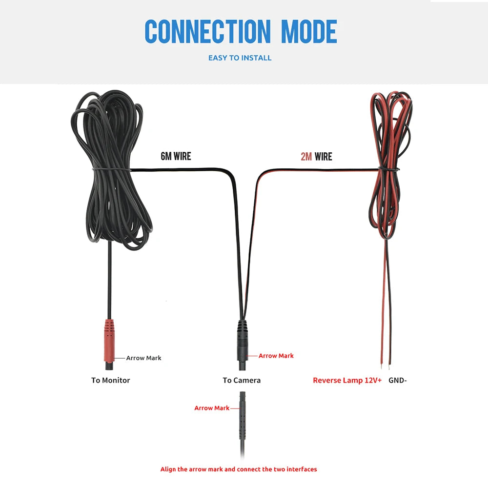 4.3-inch HD Rear View Camera with Night Vision and Waterproof - image 4