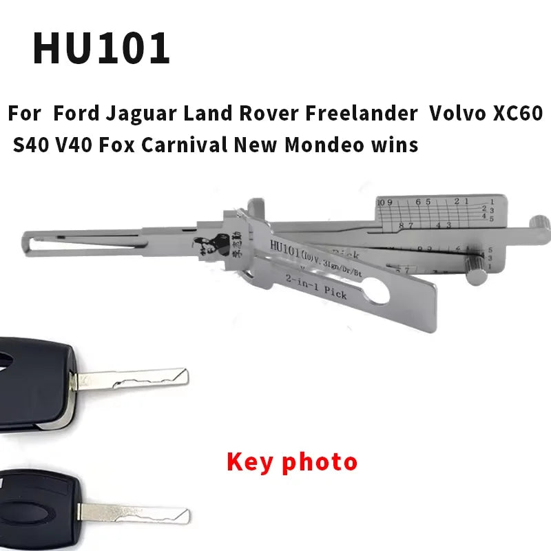 8PCS 2-in-1 Car Key Decoder Locksmith Tool for VW Audi BMW Mercedes - image 18