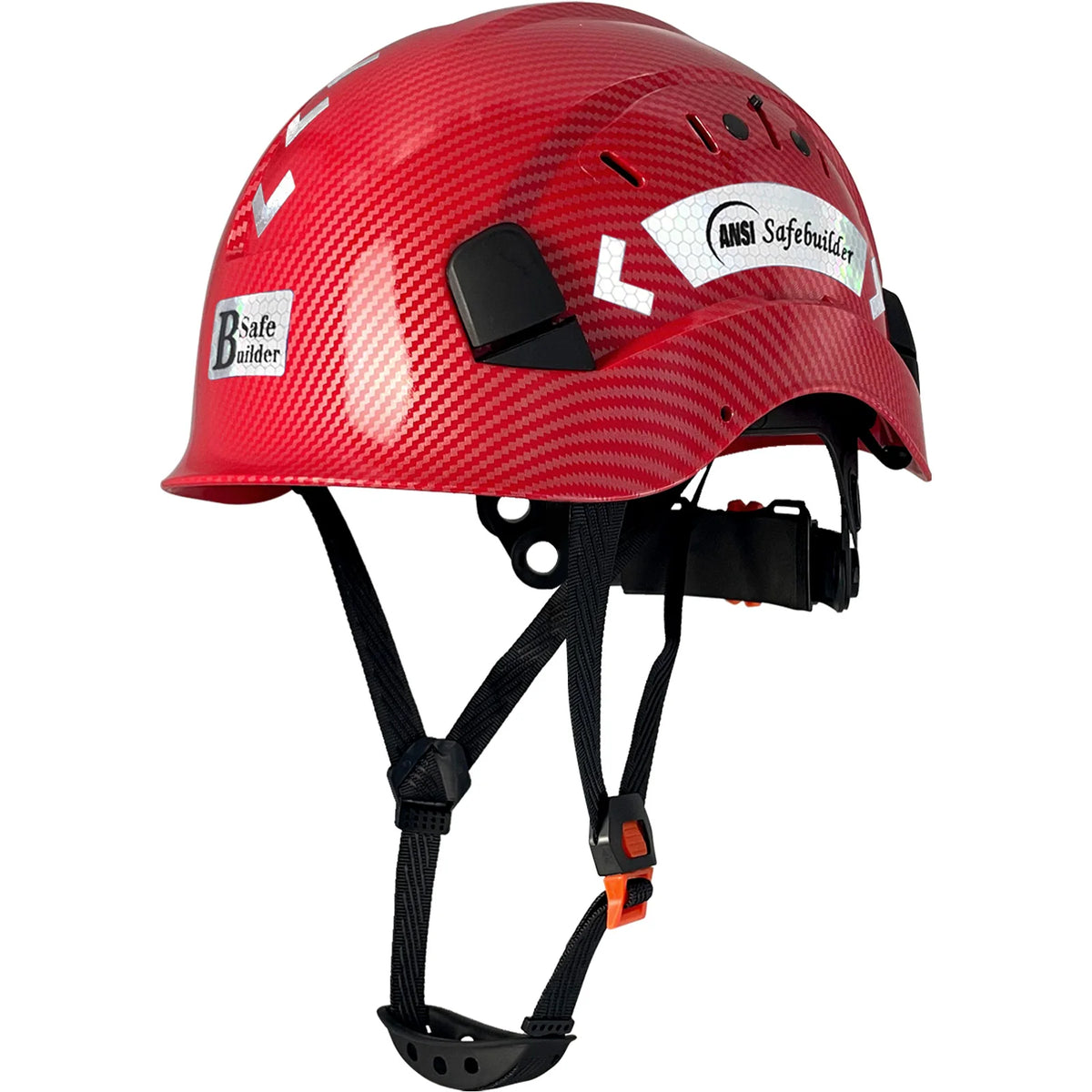 ABS Construction Safety Helmet Hard Hat, Adjustable Ventilation, ANSI Z89.1