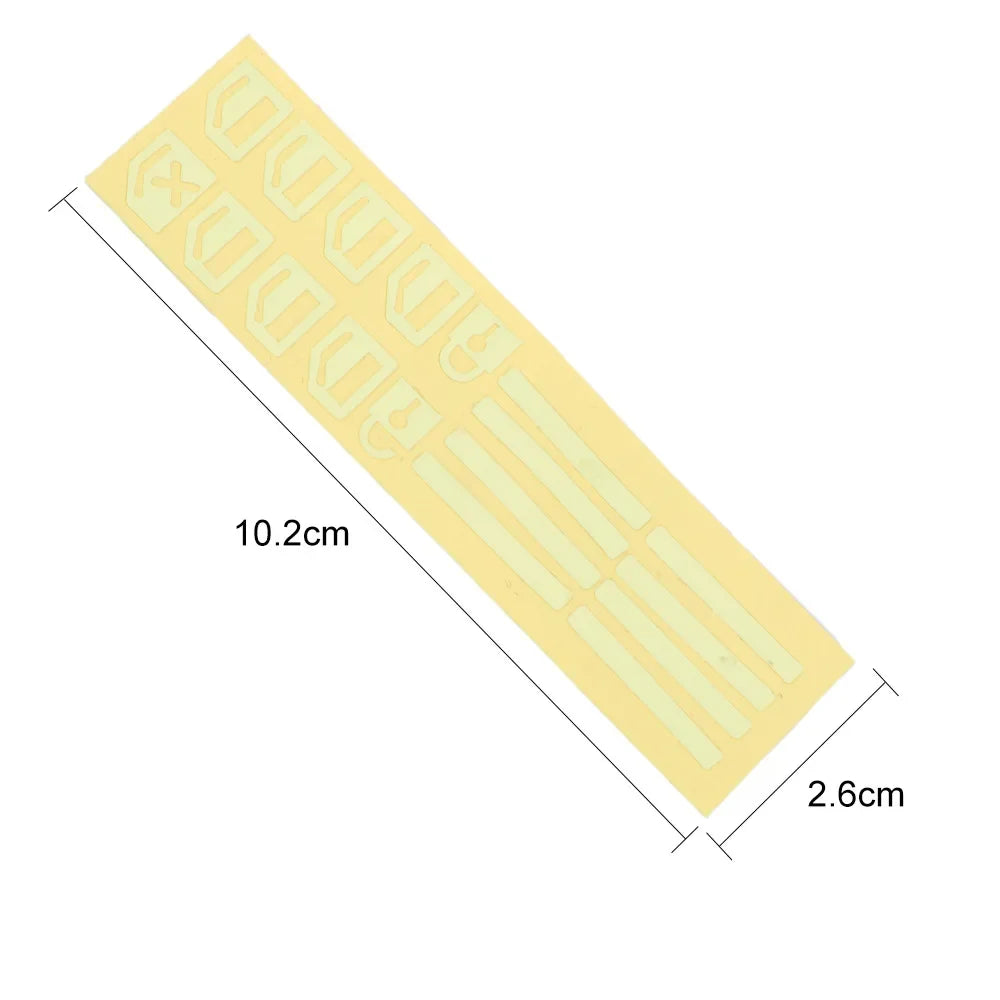 Luminous Car Door Window Lift Button Stickers