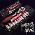 New Upgrade Wrench Socket Set Hardware Car Boat Motorcycle Bicycle Repairing Tool Short Socket Ratchet Auto Repair Tools Hand