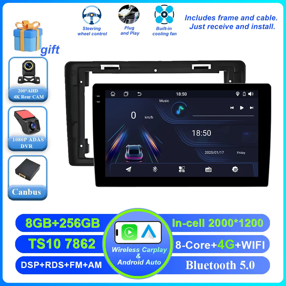 9-Inch Android Car Stereo with CarPlay Citroen Peugeot 2008-2019 - image 19
