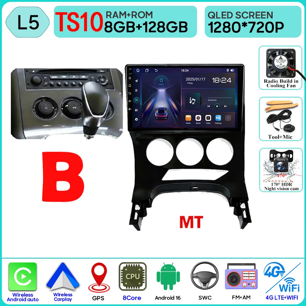9-Inch Multimedia System for Peugeot 3008/5008 with CarPlay - image 27