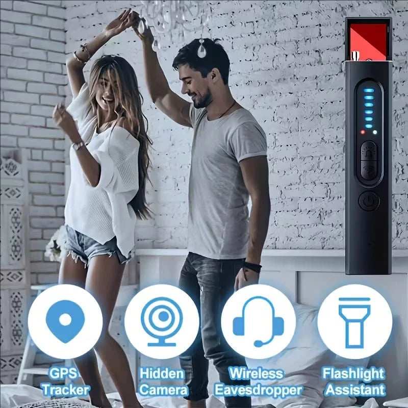 Hidden Camera & GPS Tracker Detector, RF Wireless Signal Scanner