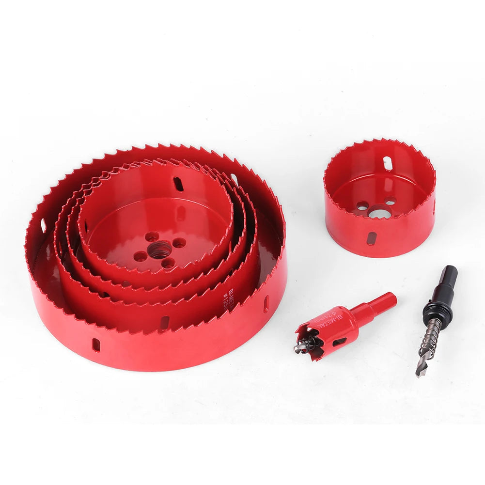 M42 Bi-Metal Hole Saw Set 15-200mm - Wood, Metal, Pipe Cutter - image 9