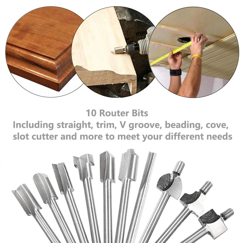 HSS Router Bit Milling Cutter for Rotary Tools