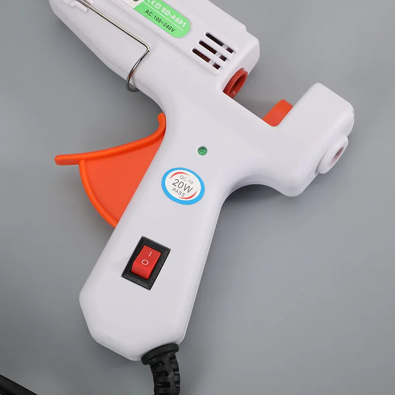 Dual Power Hot Melt Glue Gun Household Mini Portable Electric Heat Glue Sticks Guns Temperature DIY Handmade Tool
