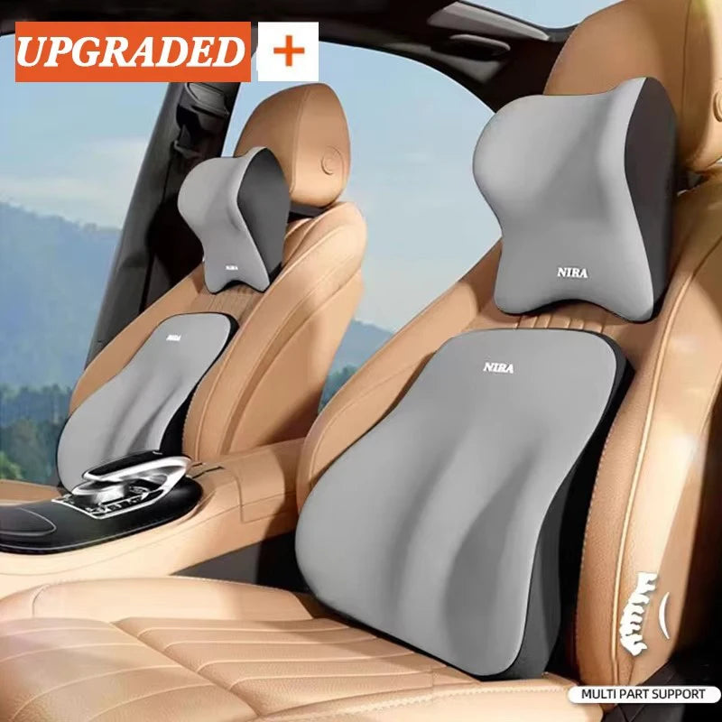 Memory Foam Car Headrest Pillow - Ergonomic Neck Support