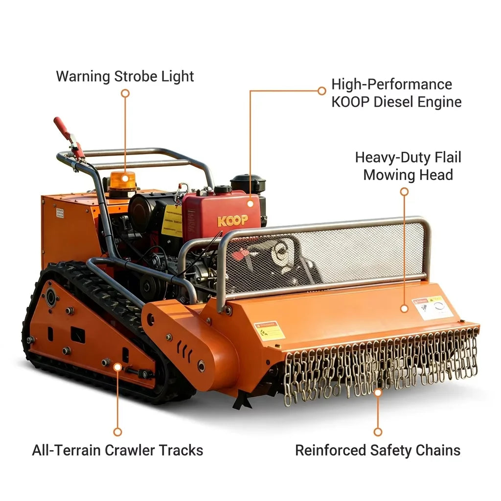 Zero-Turn Diesel Lawn Mower, 600mm Cutting Width