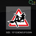 Witch Vinyl Car Decal, Waterproof Sticker for Auto and Laptop - view 7