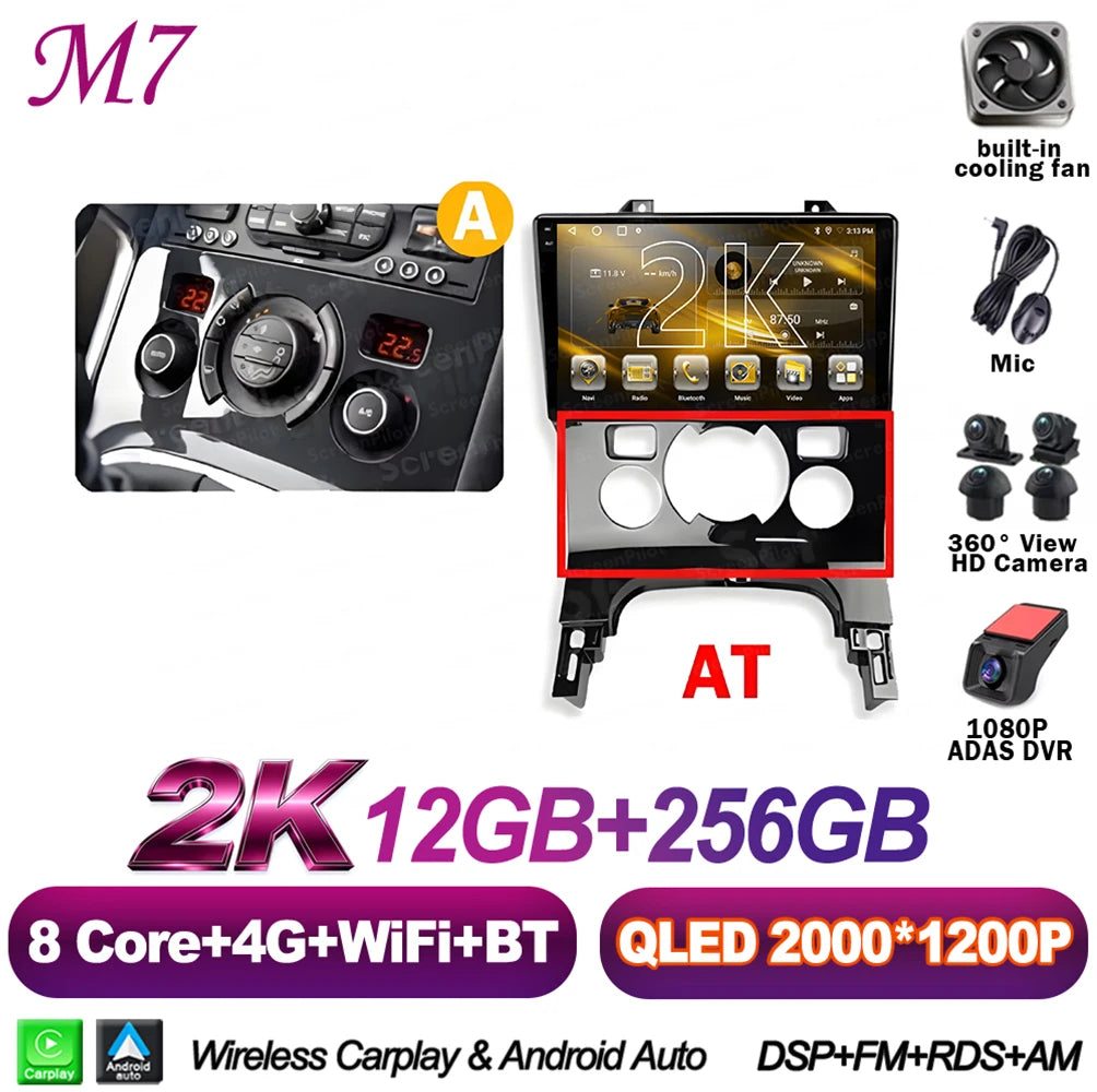 Peugeot 3008/5008 9" Android CarPlay Multimedia Player - image 23