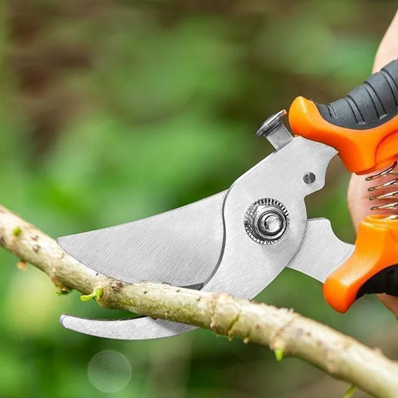 Gardening Shears Ergonomic Handle with Sharp Blades Durable Garden Pruning Shears For Harvesting Flower Fruit Labor Saving Tool