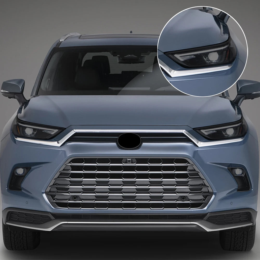 Smoke Black Headlight Protection Film for Toyota Grand Highlander - view 11