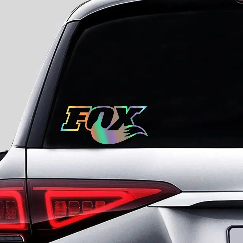Fox Design Vinyl Car Sticker for Window, Motorcycle and Laptop