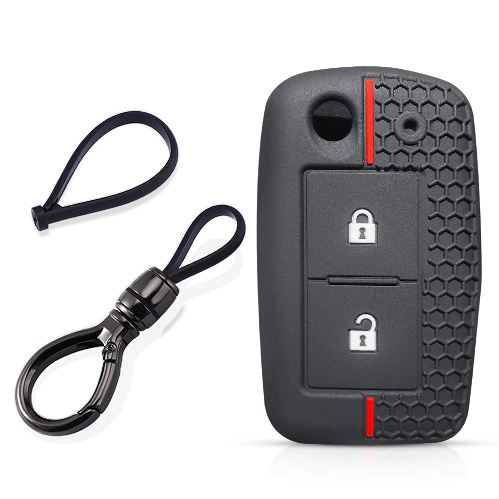 Silicone Key Fob Cover Case for Mitsubishi Triton 2024-2025