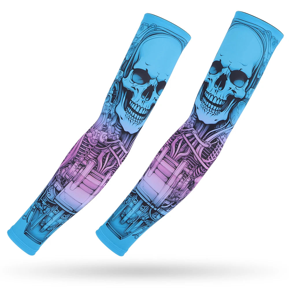 Breathable UV-Protection Tattoo Arm Sleeves - image 53