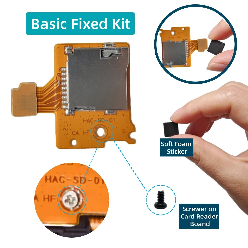 Nintendo Switch SD Card Reader Slot Board Replacement (TF Card Socket) - image 5
