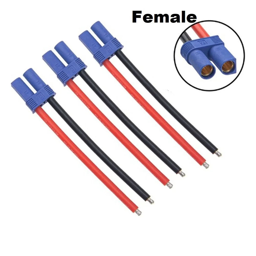 EC5 Cable 12AWG 10CM Wire Harness Connector Welding Wire Male Female Socket