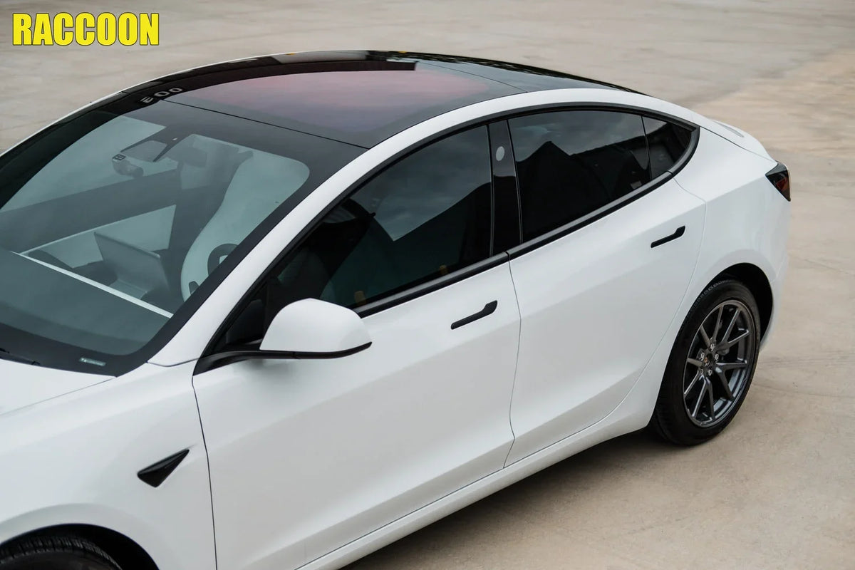 Glossy Black Vinyl Wrap Film for Car Exterior Parts