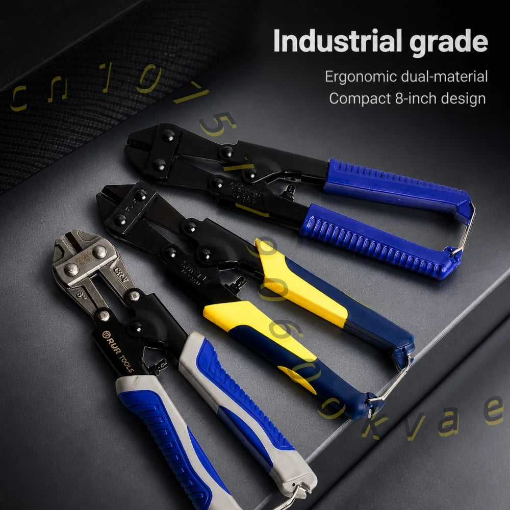 8 Inch Mini Bolt Cutter Chrome Vanadium Steel Heavy Duty Hand Tool for Steel Wire