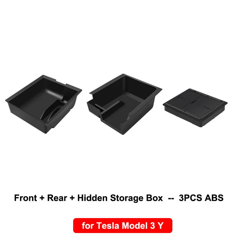 Center Console Armrest Trays for Tesla Model Y and Model 3