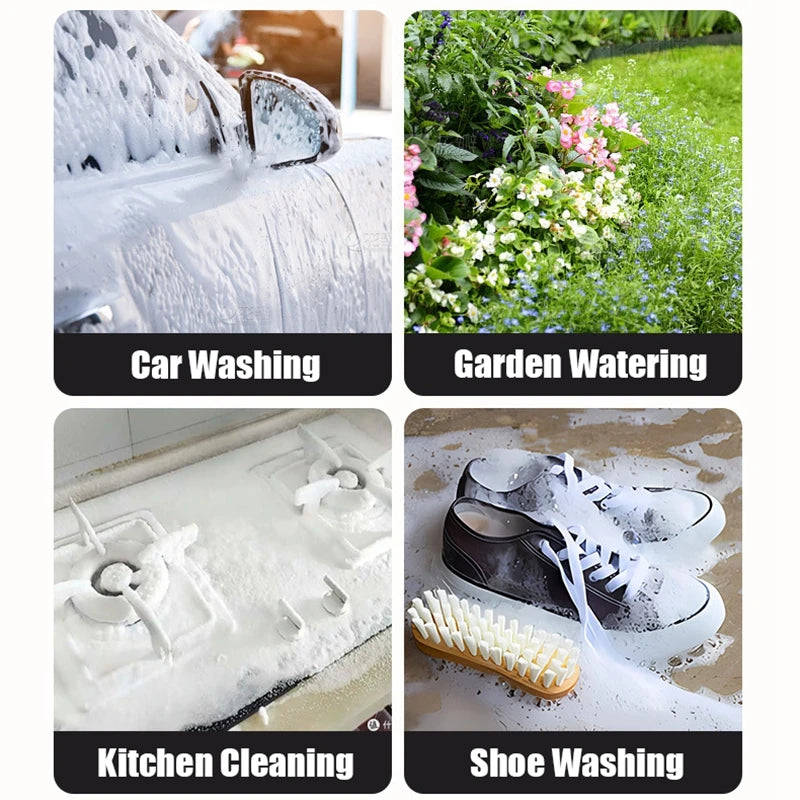 2L electric foam sprayer, rechargeable cordless car wash foam bottle