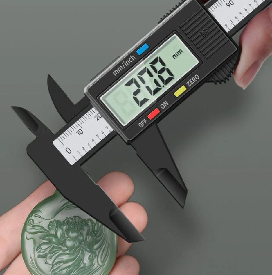 Precision Electronic Digital Caliper with Carbon Fiber Dial Vernier 100mm/150mm Micrometer Measuring Tool Digital Ruler