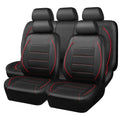 Universal Leather Car Seat Covers Simple Style Breathable  Full Set or Front Pair