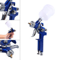 Air spray gun Blue Gravity Feed HVLP Mini Air Paint Spray Gun Low Pressure 0.8mm Nozzle 100ml Pneumatic Paint Spray Gun Airbrush
