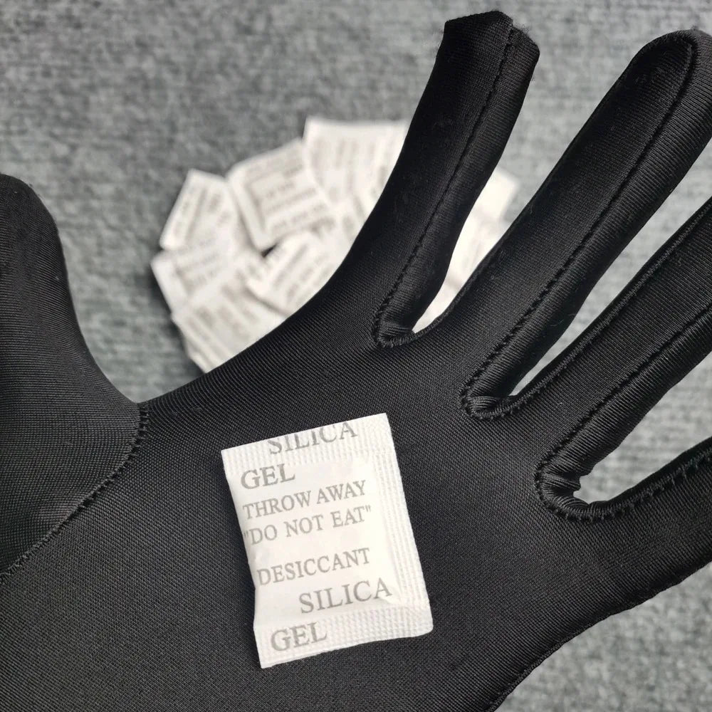Silica gel desiccant bags, moisture absorber for kitchens, closets and storage