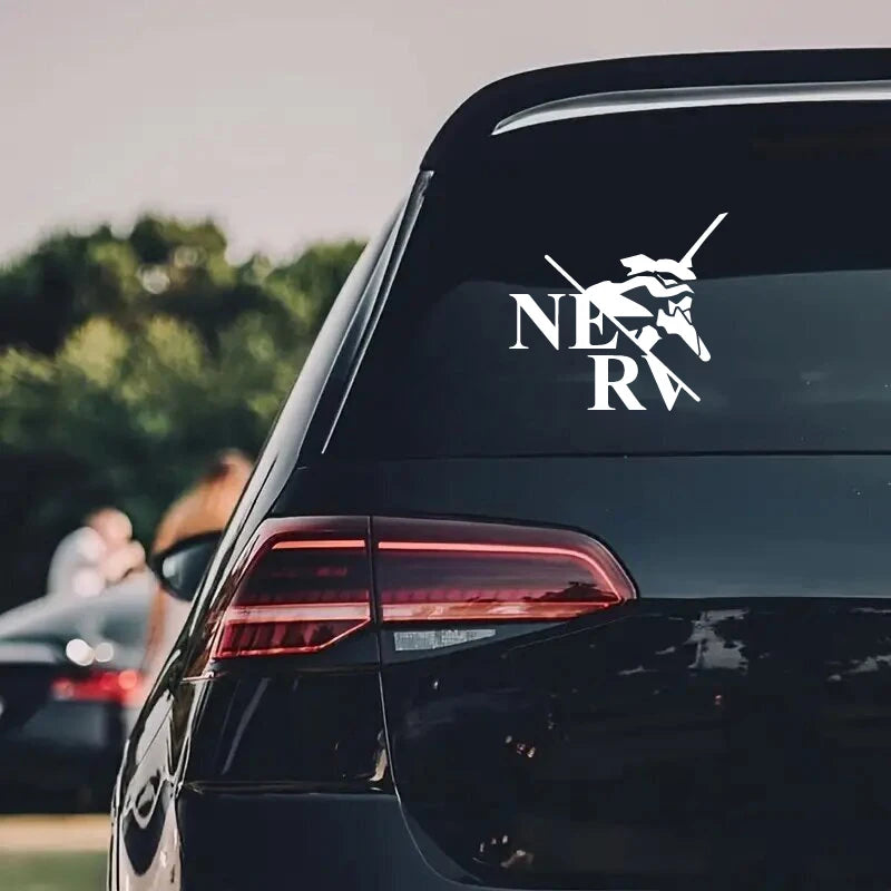 Cartoon Robot Car Decal