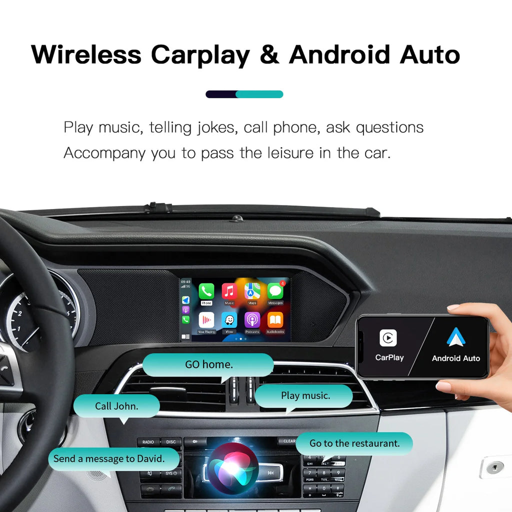 AUTOABC Wireless CarPlay & Android Auto Adapter for Mercedes - image 2