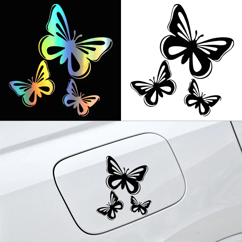 Butterfly Vinyl Car Stickers, Decorative Auto Styling Decals - view 2