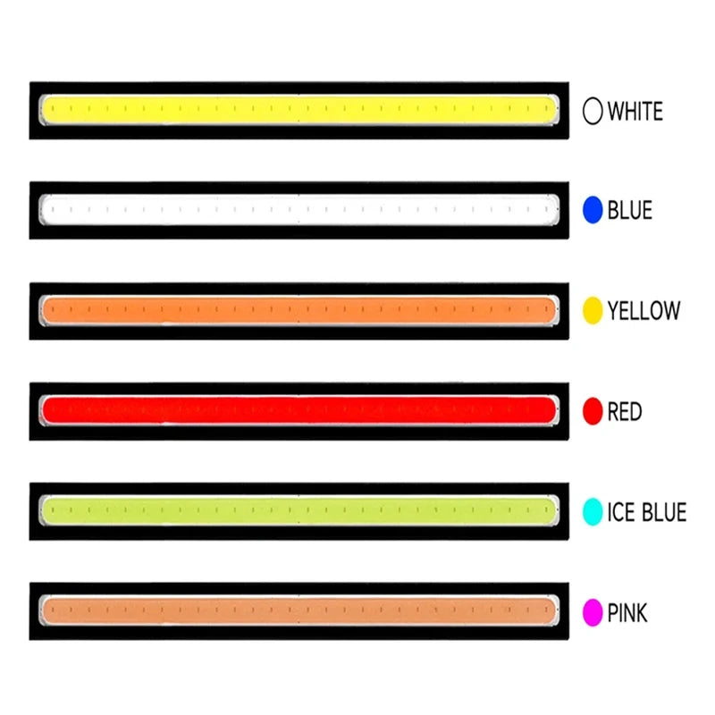 17cm COB LED Daytime Running Light Strips, Waterproof Universal 2 Pcs