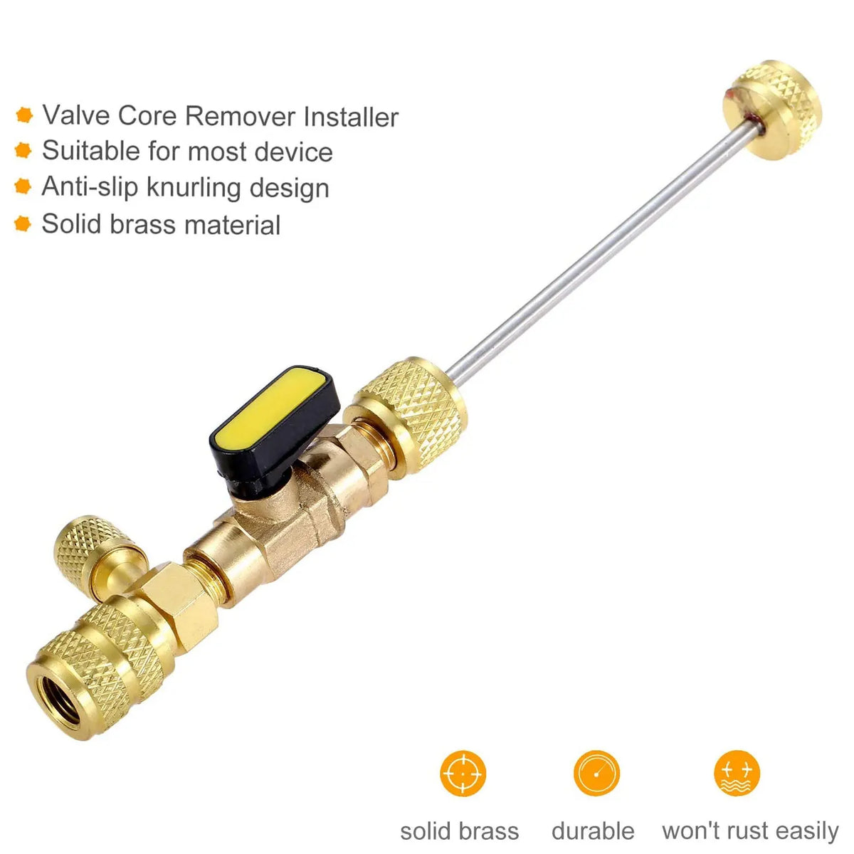 Valve Core Remover Installer Kit (1/4" & 5/16") HVAC Refrigerant - image 5