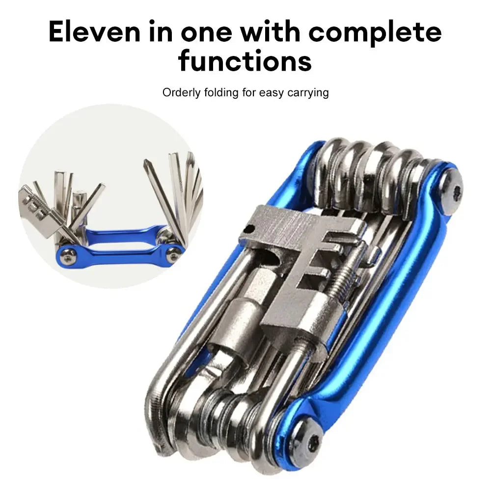 11-in-1 Bike Repair Multi-Tool – Mountain & Road Bike