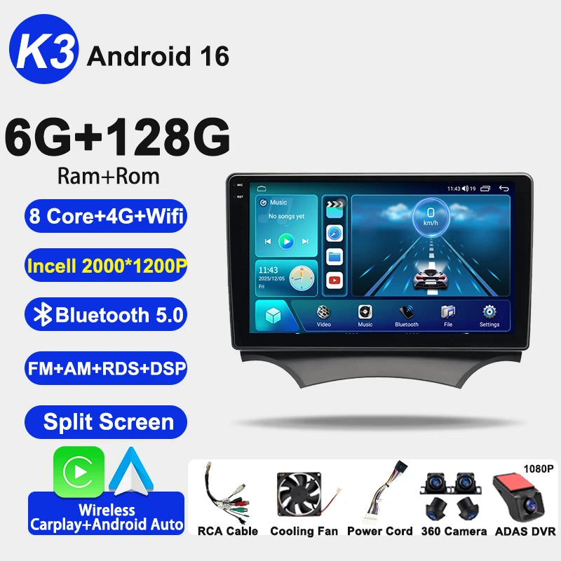 Ford Ka 9-Inch Multimedia Radio with GPS, Android Auto & CarPlay - image 22