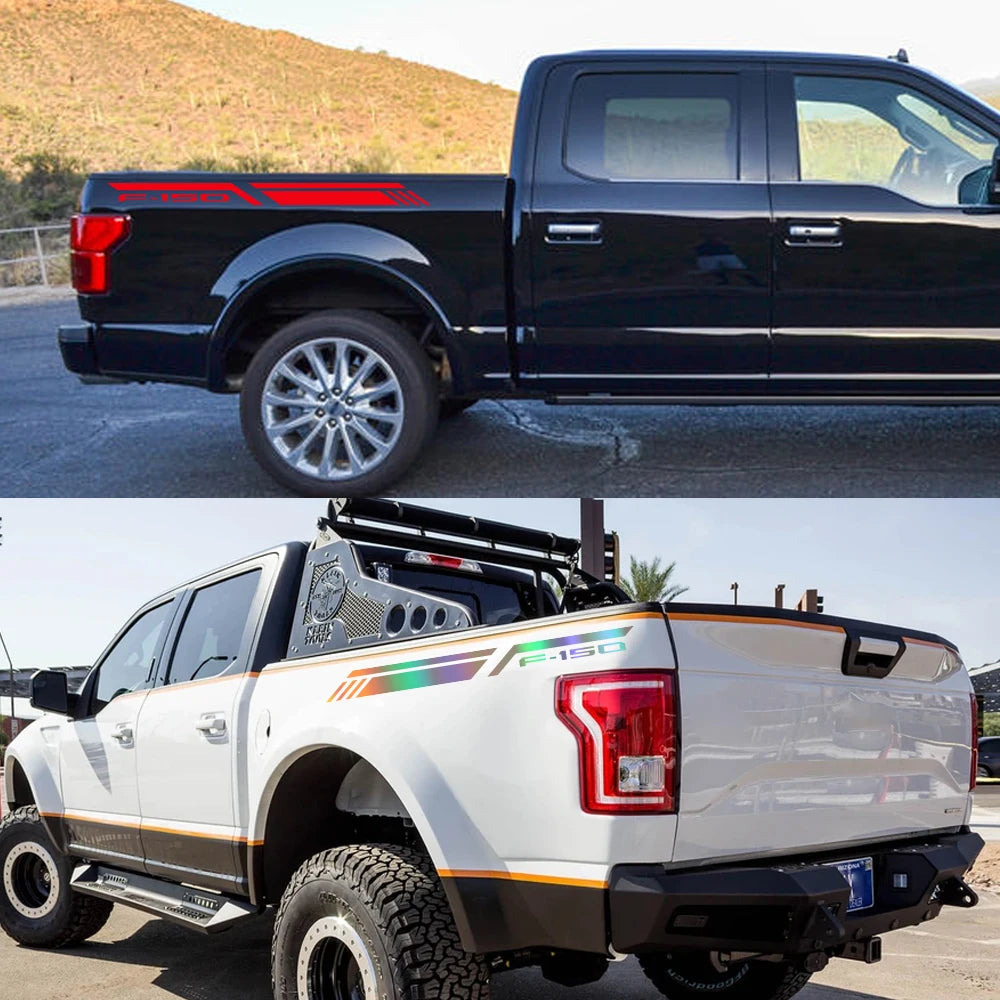 Pickup Bed Side Stripe Decal for F150 Raptor Lariat