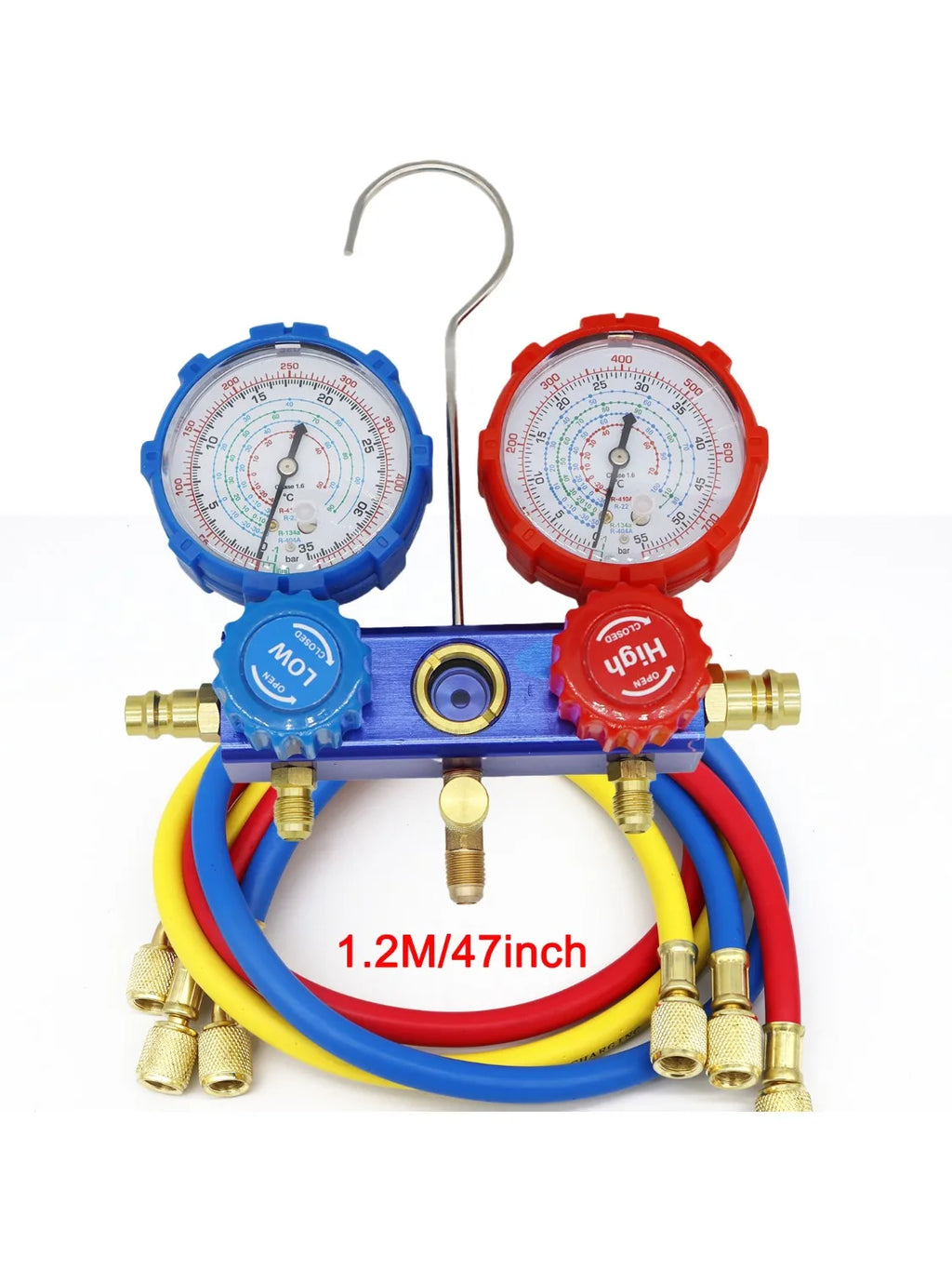 AC Air Condition Manifold Gauge Set For R22 R410A R134a R404A Manifold Gauge Set Kit Auto Refrigerant Diagnostic Tool Kit