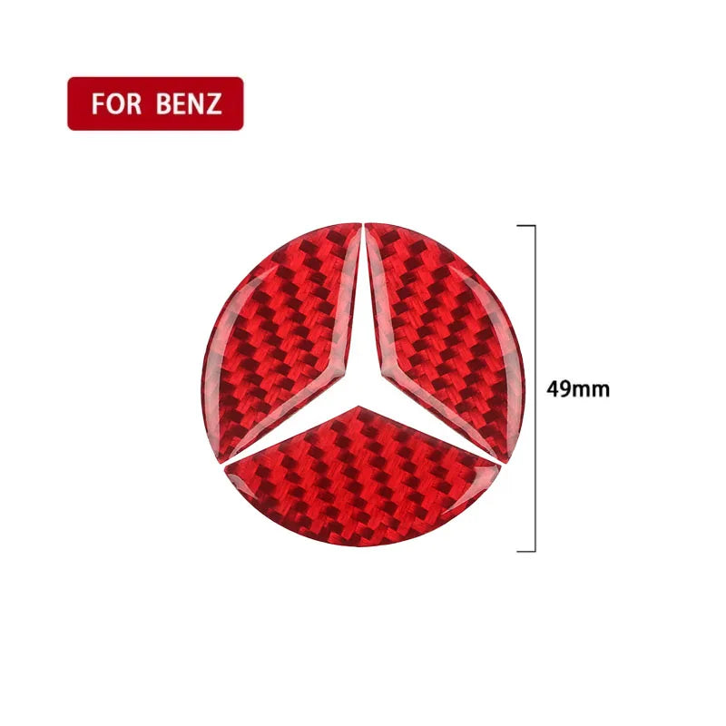 Carbon Fibre Steering Wheel Airbag Cover Trim for Mercedes-Benz CLA and GLA - view 19