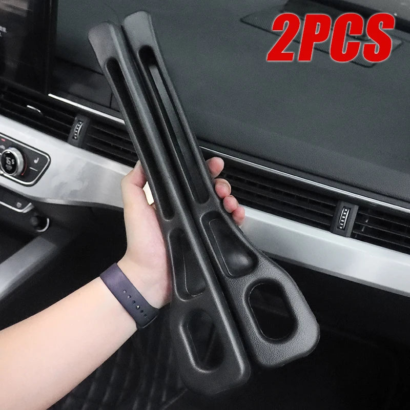 1 Pair Universal Car Seat Gap Filler Organizer Anti-leak Stopper Strip Storage