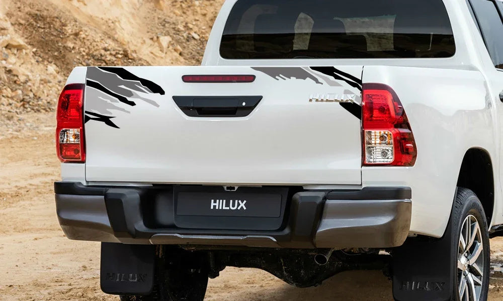 Pickup Truck Tuning Decal Set, 3 Pieces, Universal Fit