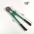 Heavy-Duty Bolt Wire and Cable Cutters Forged Alloy Steel with Rubber Handles