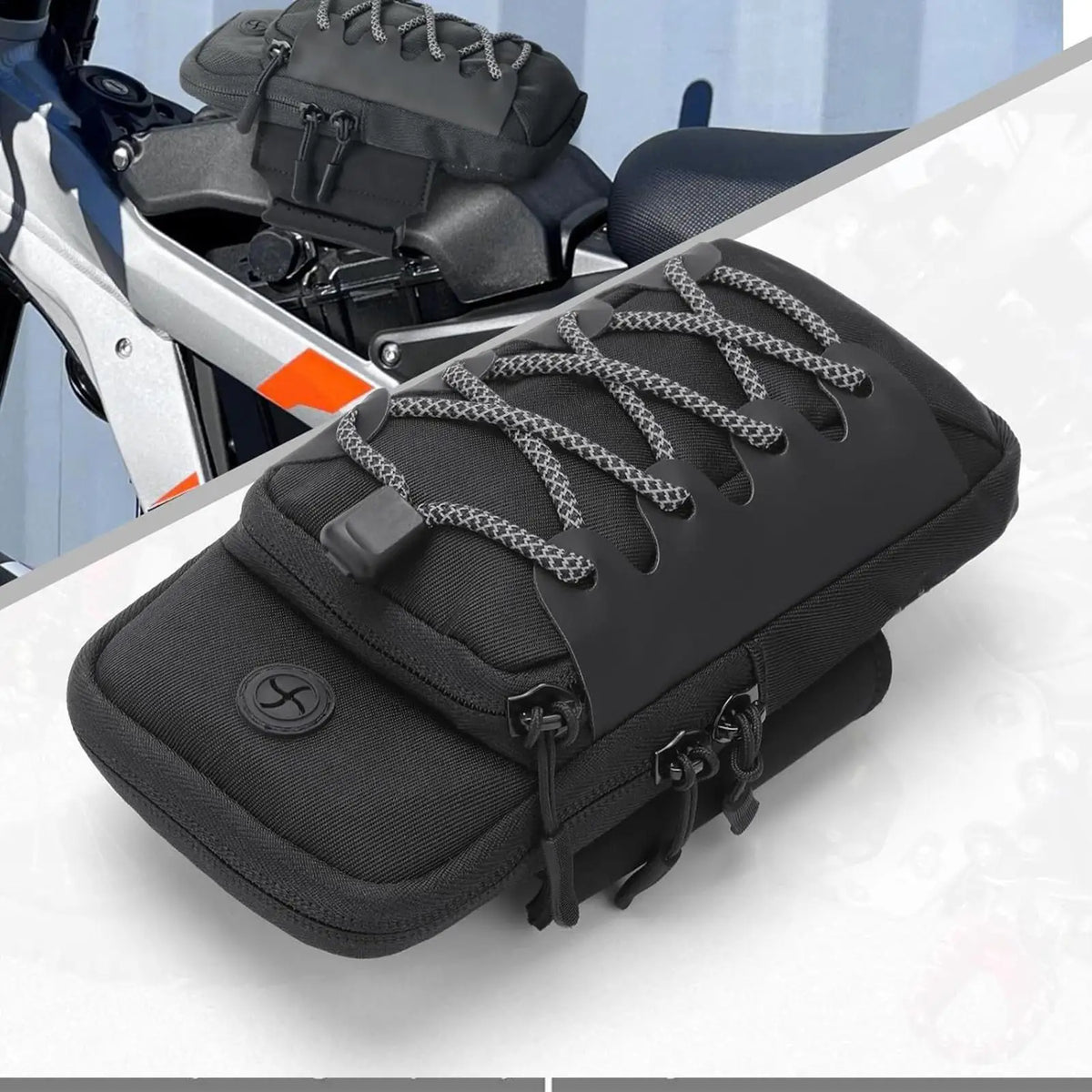 Bike Handlebar Bag Bicycle Bags Frame Pannier Bag Multifunctional Portable Shoulder Bag Phone Bag Motorcycle Bike Accessories