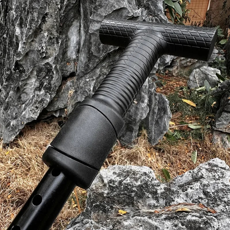 Portable Multifunctional Folding Shovel Foldable Telescopic Shovel for Hiking Camping Outdoor Survival Garden Hand Tool Camp