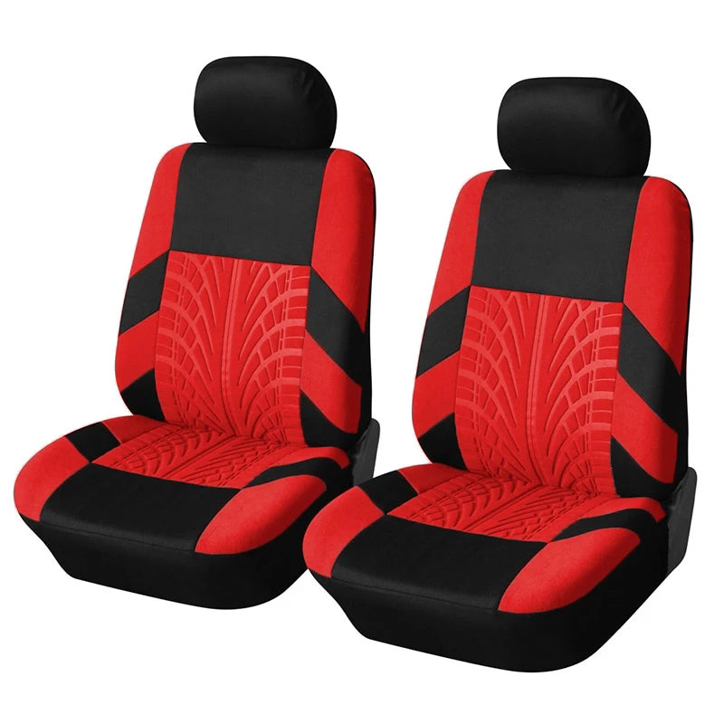 2/5PCS Car Seat Covers Set Universal Fit Most Car Covers with Tire Detail Suitable for Independent Seat Covers Protecting Seats